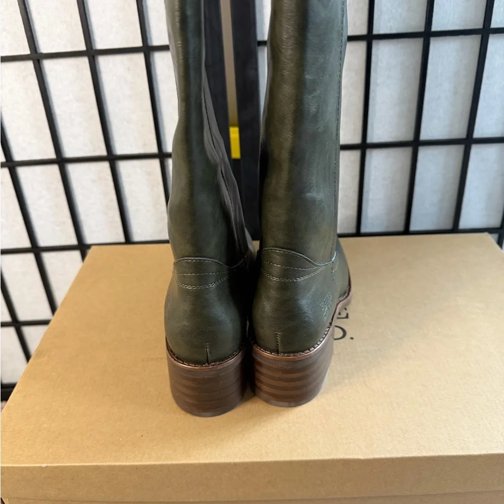 Frye & Co. BRAND NEW IN BOX Miranda Western Boot Evergreen 7.5 - Picture 4 of 8